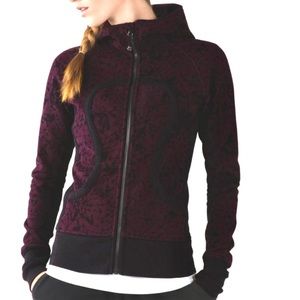 Lululemon scuba hoodie II Star Crushed Black Cherry size 8